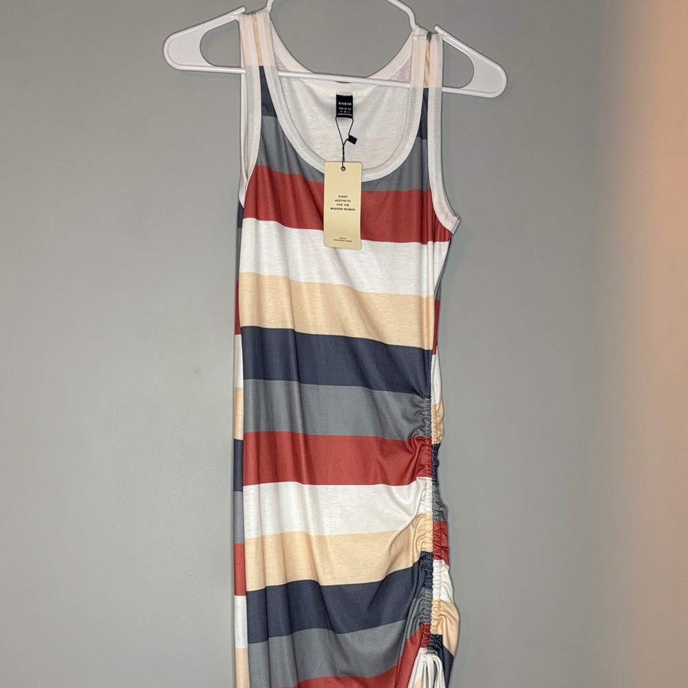 Striped Sleeveless Dress